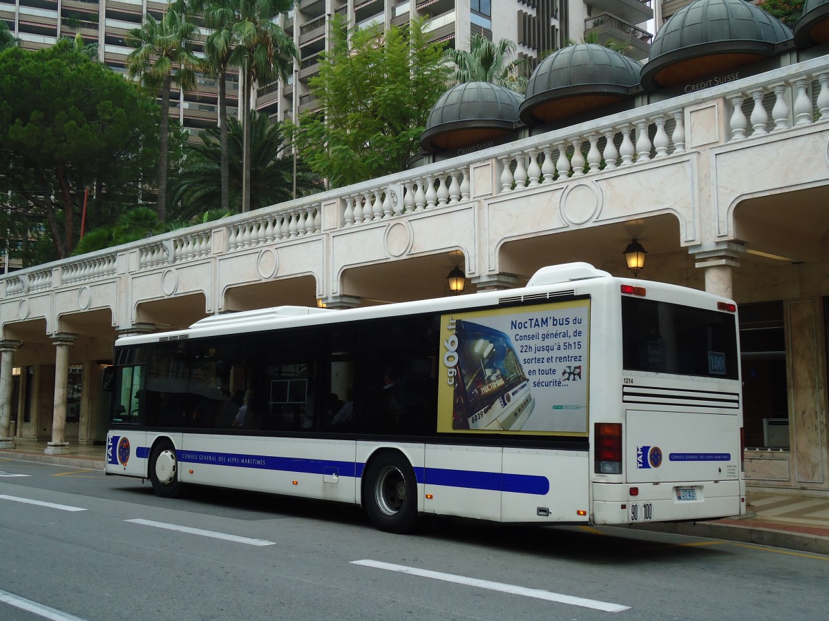 (130'638) - Aus Frankreich: TAM Nice - Nr. 1214/J742 - Setra am 16. Oktober 2010 in Monaco, Casino