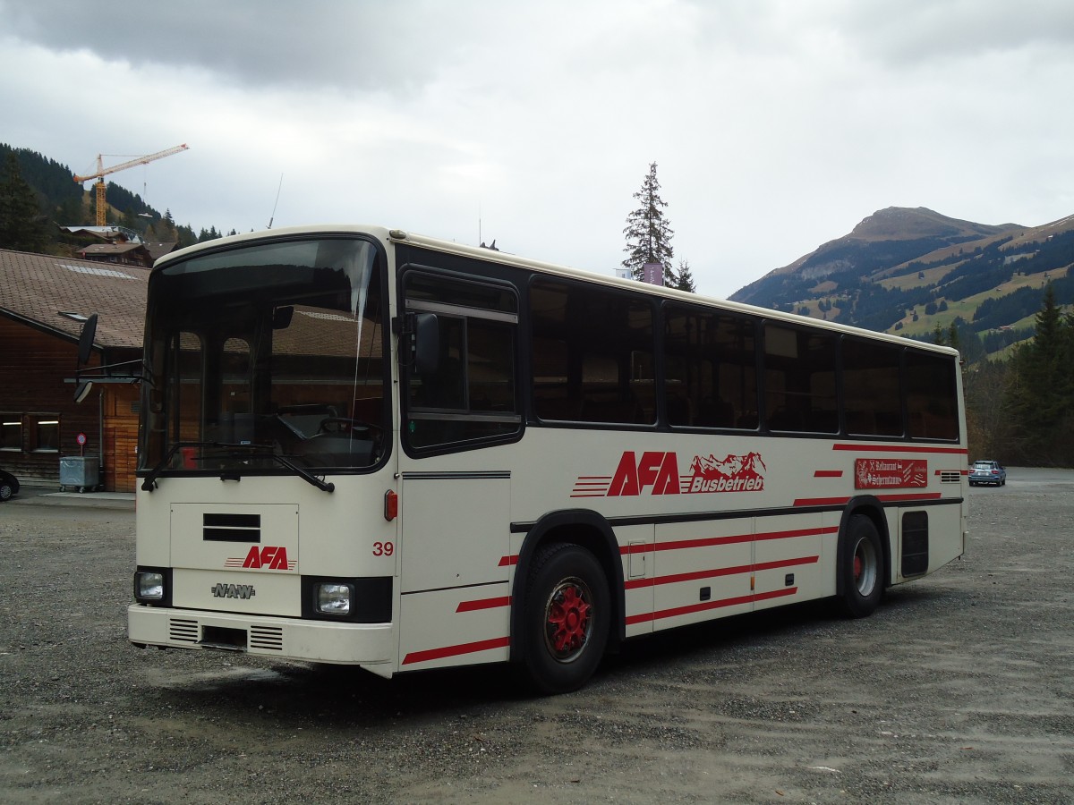 (130'956) - AFA Adelboden - Nr. 39/BE 25'753 - NAW/R&J (ex Nr. 18; ex Autopostale, Mendrisio Nr. 38; ex Piotti, Balerna Nr. 38; ex AAGI Interlaken Nr. 38; ex Schmocker, Beatenberg Nr. 3) am 15. Juli 2010 in Adelboden, ASB