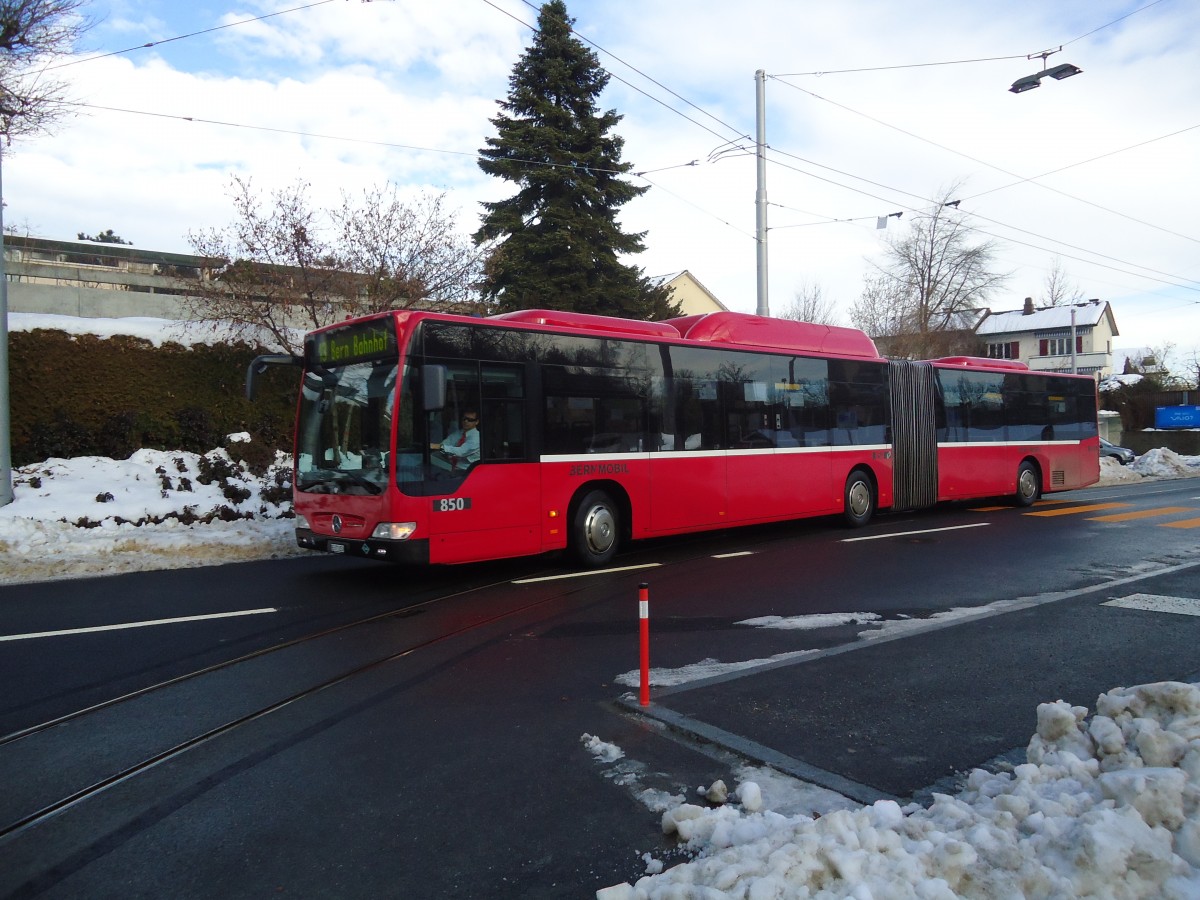 (131'313) - Bernmobil, Bern - Nr. 850/BE 671'850 - Mercedes am 7. Dezember 2010 in Bern, Bmpliz