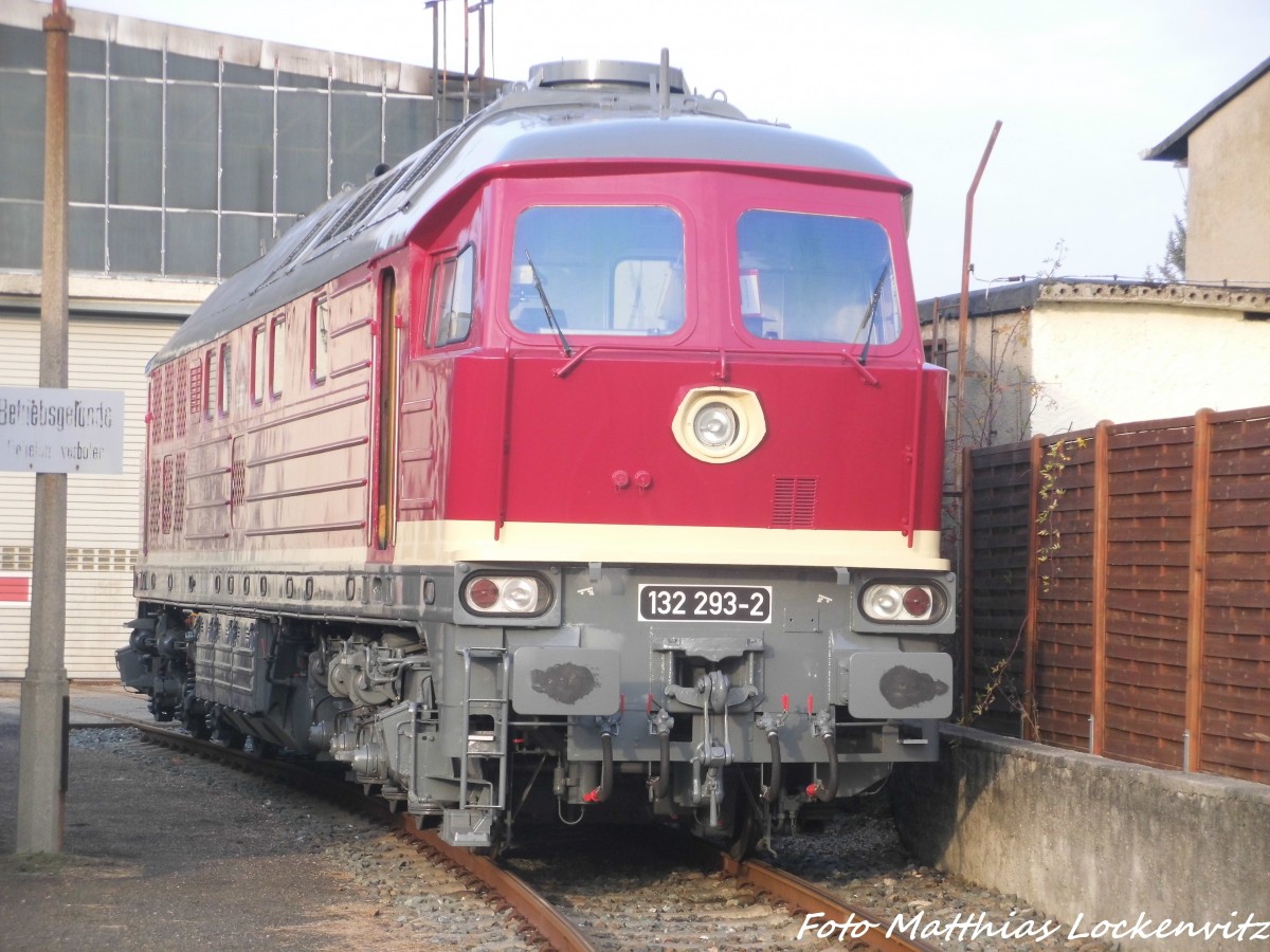 132 293 der EBS abgestellt auf dem Gelnde der LEG in Delitzsch am 15.12.15