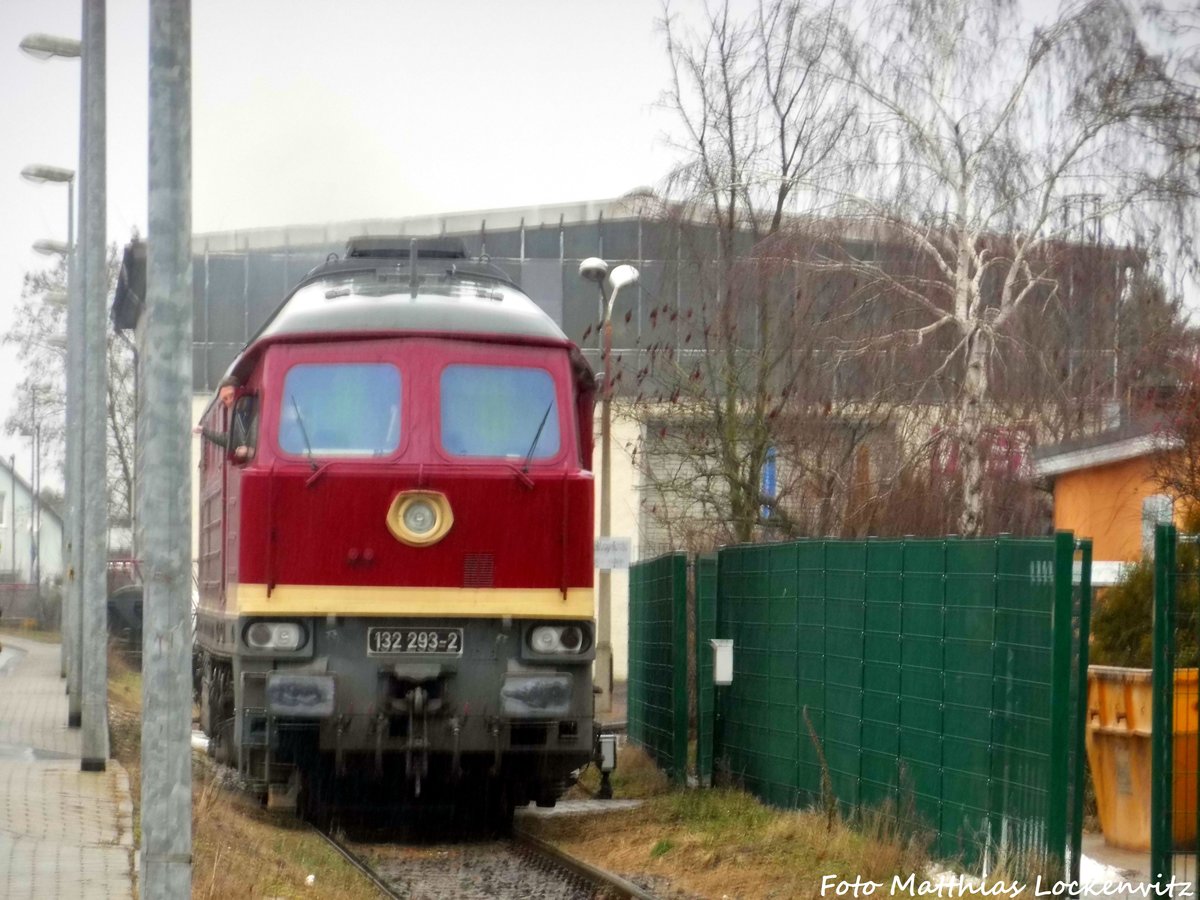 132 293 der EBS verlsst die LEG Werkstatt in Delitzsch am 3.2.17