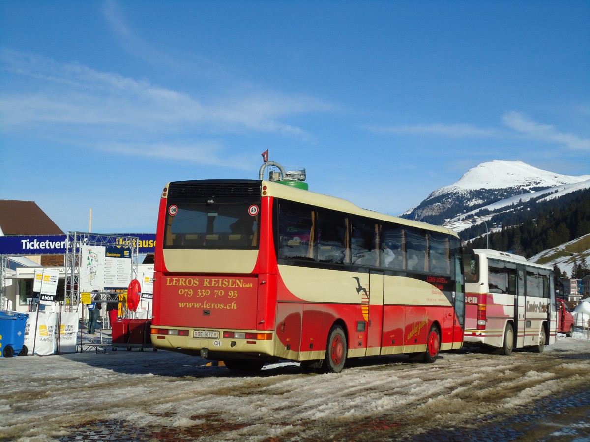 (132'159) - Lthi, Walkringen - Nr. 18/BE 2077 - MAN (ex Dillier, Sarnen Nr. 18) am 8. Januar 2011 in Adelboden, Weltcup