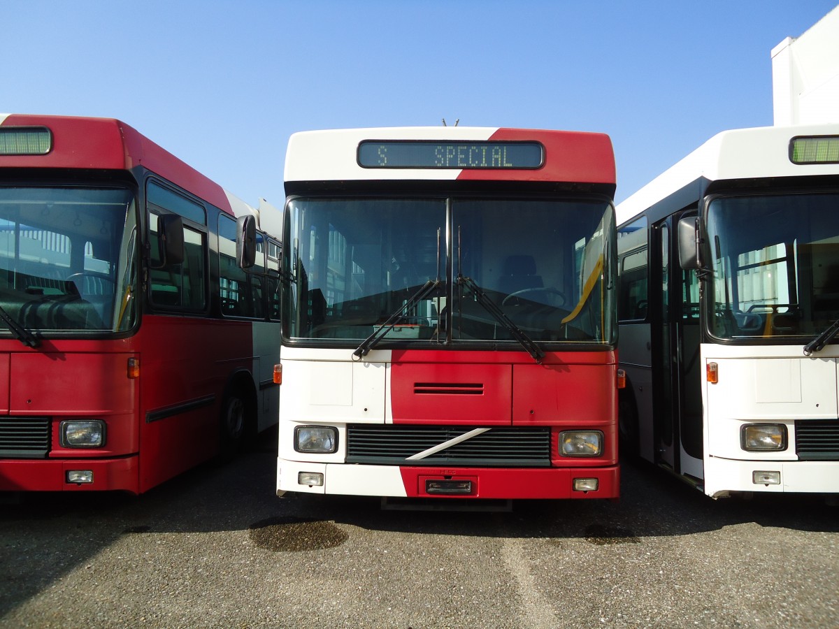 (132'791) - TPF Fribourg - Nr. 506 - Volvo/Hess Gelenkduobus am 9. Mrz 2011 in Biel, Rattinbus