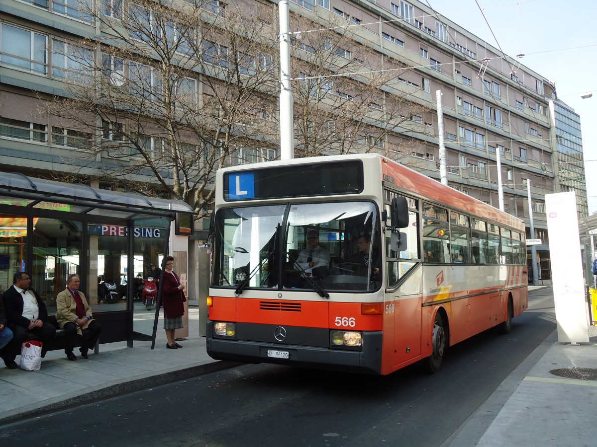 (132'915) - TPG Genve - Nr. 566/GE 96'120 - Mercedes am 10. Mrz 2011 in Genve, Coutance