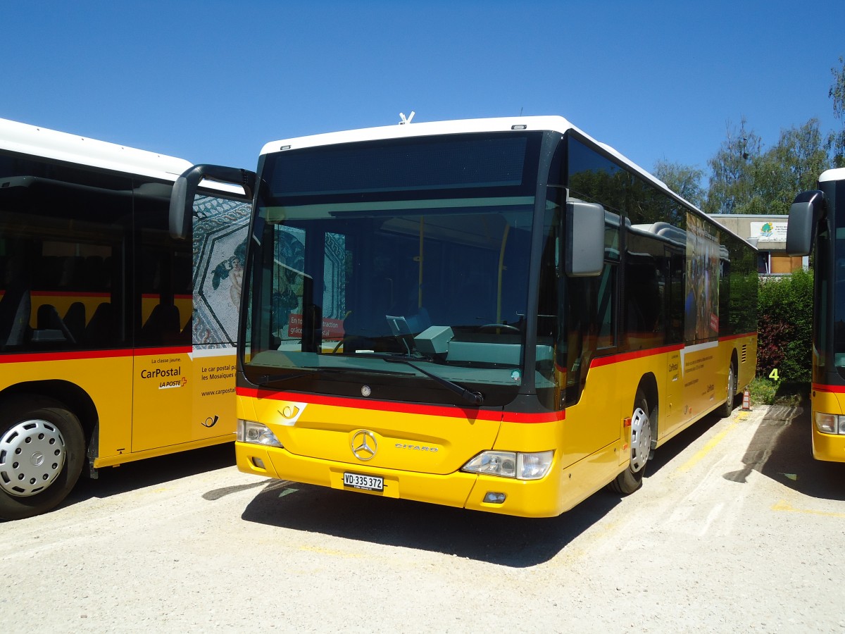 (133'897) - CarPostal Ouest - VD 335'372 - Mercedes am 29. Mai 2011 in Yverdon, Garage