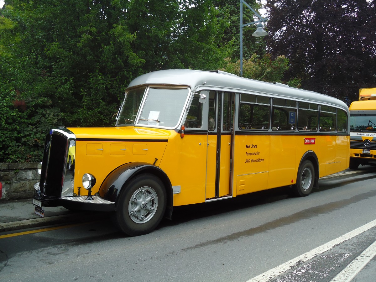 (134'036) - Stutz, Oberlunkhofen - AG 8341 - Saurer/Tscher (ex Dubs, Stallikon) am 11. Juni 2011 in Sarnen, OiO