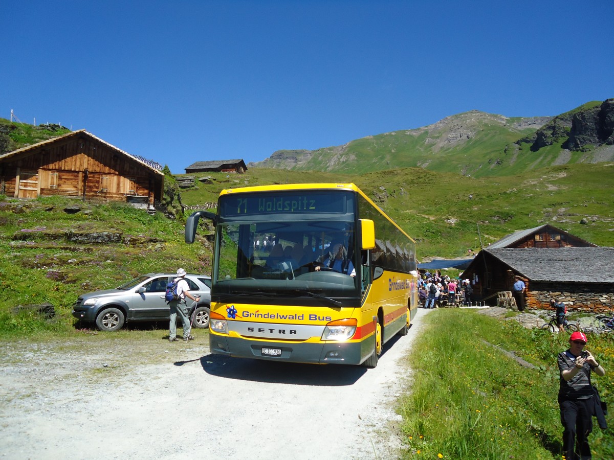 (134'684) - AVG Grindelwald - Nr. 21/BE 100'930 - Setra am 3. Juli 2011 in Grindelwald, Bachlger