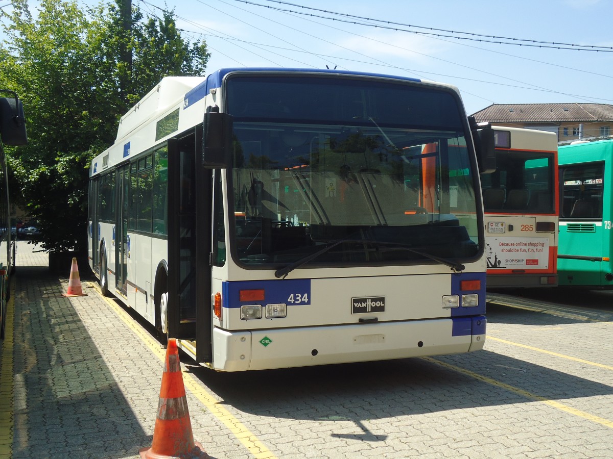 (135'074) - TL Lausanne - Nr. 434 - Van Hool am 12. Juli 2011 in Lausanne, Dpt Borde