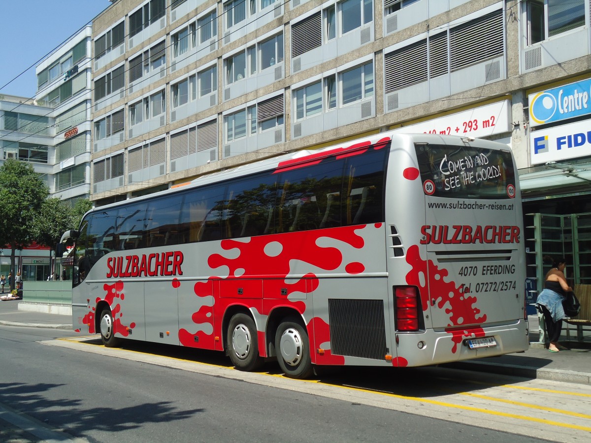 (135'111) - Aus Oesterreich: Sulzbacher, Eferding - EF 420 AP - Volvo am 12. Juli 2011 beim Bahnhof Lausanne