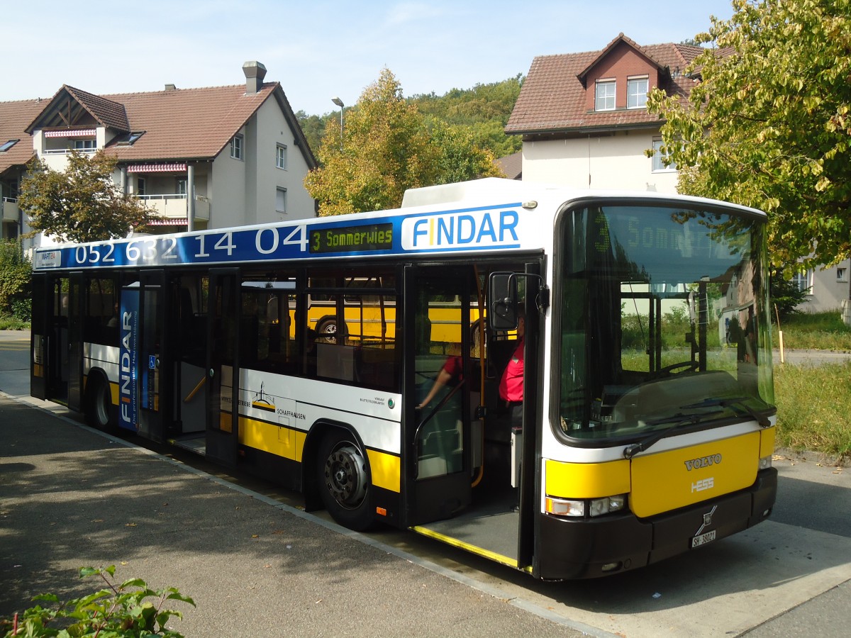 (136'119) - VBSH Schaffhausen - Nr. 21/SH 38'021 - Volvo/Hess am 25. September 2011 in Schaffhausen, Krummacker