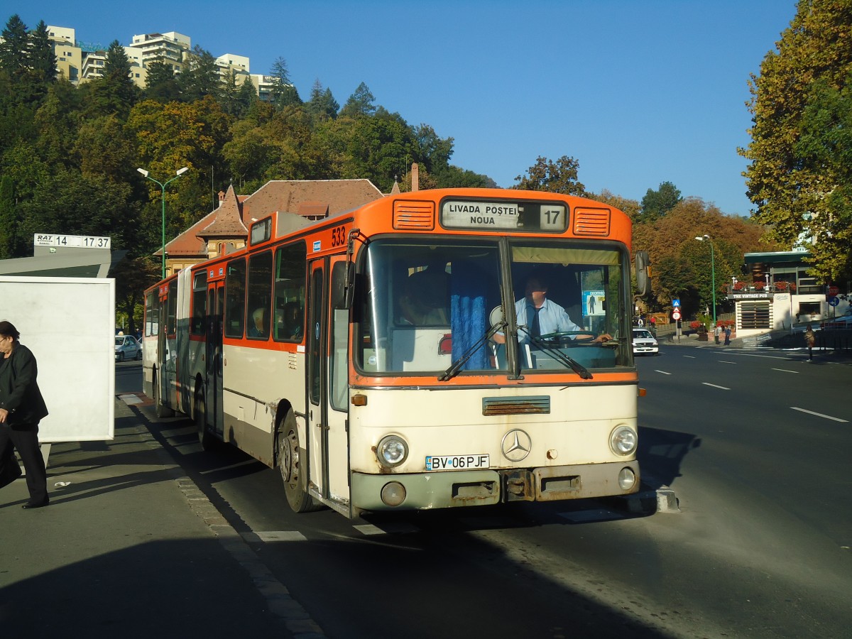 (136'312) - RAT Brasov - Nr. 533/BV 06 PJF - Mercedes (ex Frankfurt/Deutschland) am 4. Oktober 2011 in Brasov, Livada Postei