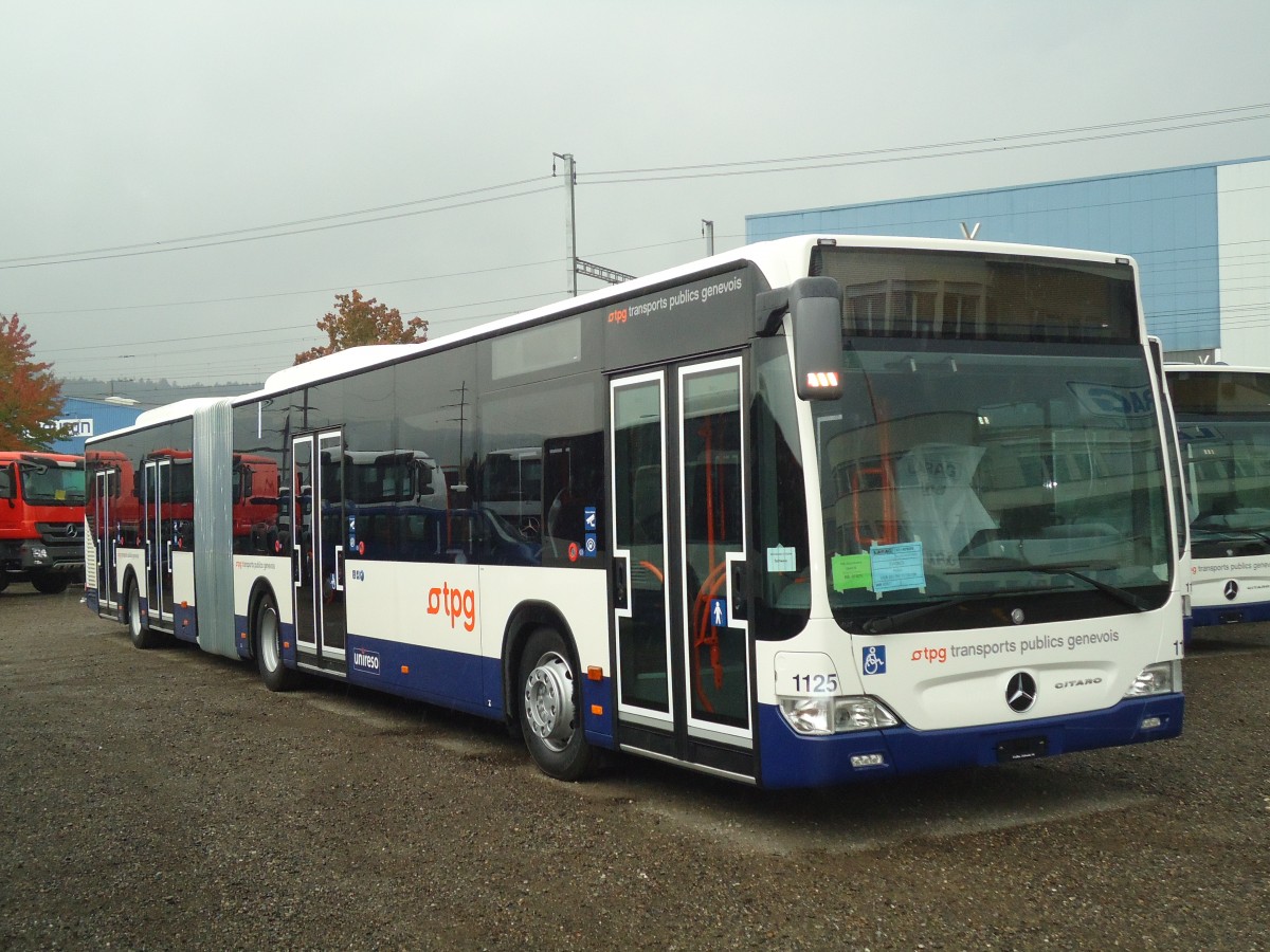 (136'632) - TPG Genve - Nr. 1125 - Mercedes am 19. Oktober 2011 in Wil, Larag