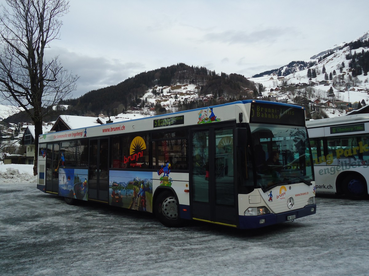 (137'331) - EAB Engelberg - Nr. 5/OW 10'241 - Mercedes/Hess (ex ZVB Zug Nr. 155; ex ZVB Zug Nr. 55) am 2. Januar 2012 in Engelberg, Titlisbahnen