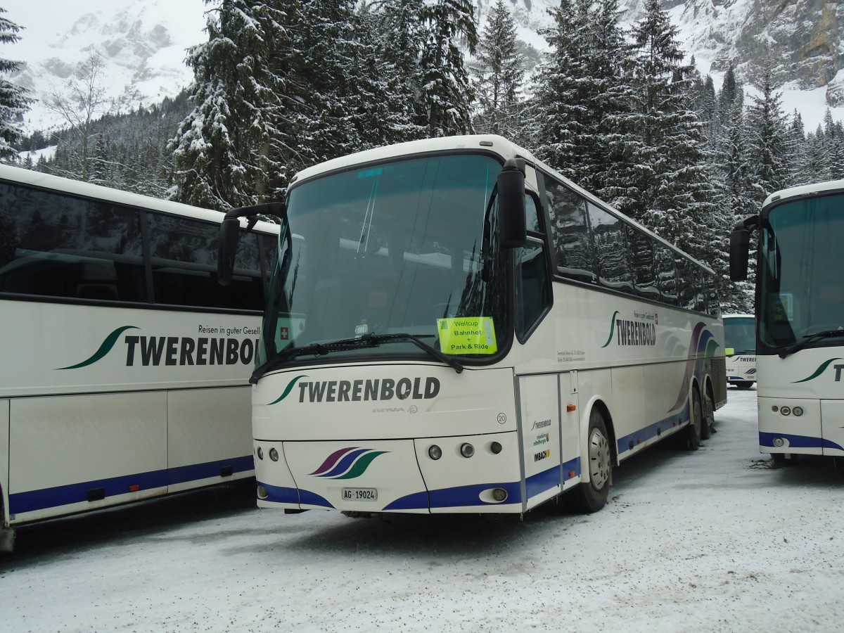 (137'454) - Twerenbold, Baden - Nr. 20/AG 19'024 - Bova am 7. Januar 2012 in Adelboden, Unter dem Birg