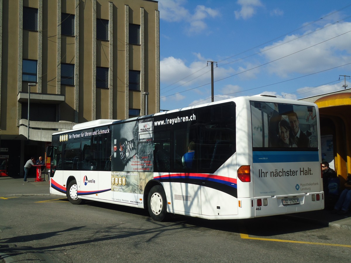 (138'083) - Knecht, Windsich - Nr. 462/AG 27'474 - Mercedes am 6. Mrz 2012 beim Bahnhof Lenzburg