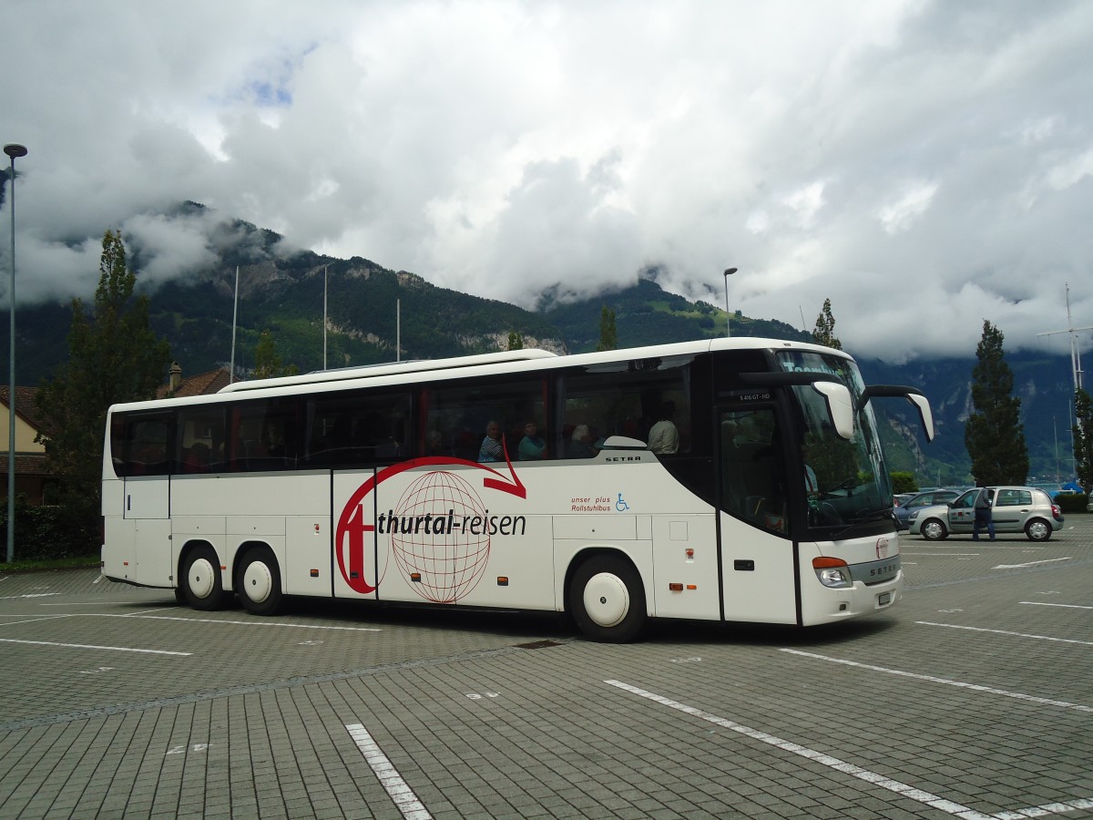 (139'408) - Thurtal-Reisen, Kefikon - TG 167'641 - Setra am 11. Juni 2012 beim Bahnhof Flelen