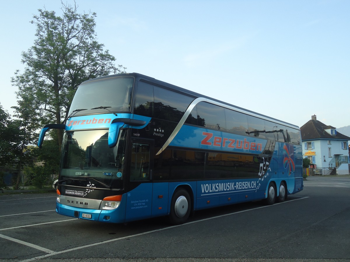 (139'891) - Zerzuben, Visp-Eyholz - Nr. 15/VS 66'361 - Setra am 21. Juni 2012 in Thun, Seestrasse