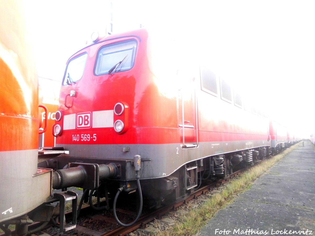 140 569 abgestellt in Mukran am 28.12.16