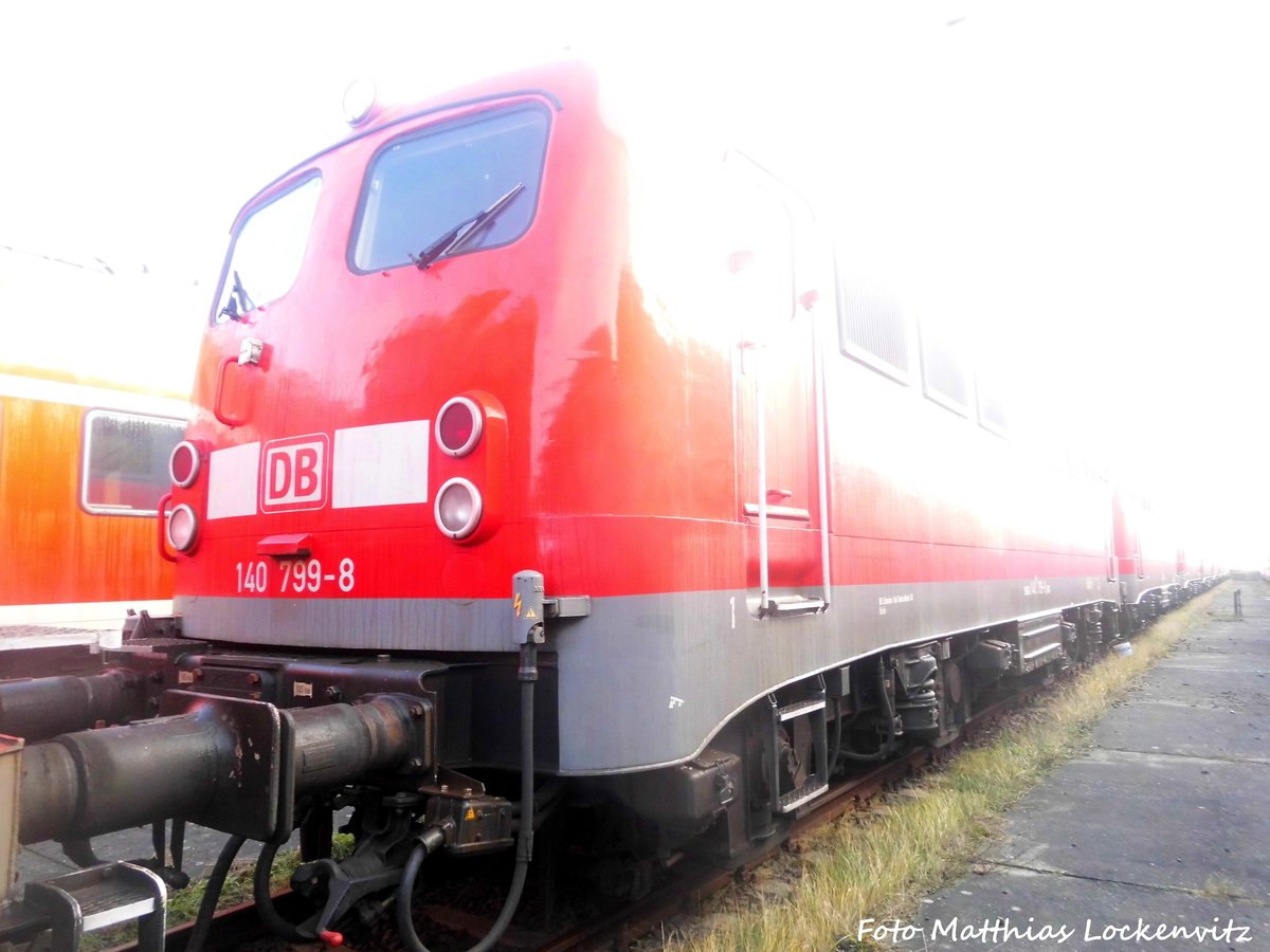 140 799 abgestellt in Mukran am 28.12.16