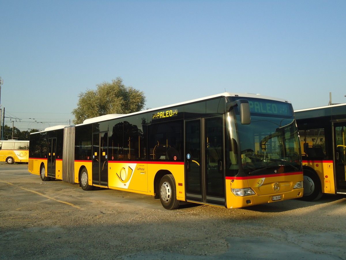 (140'934) - CarPostal Ouest - VD 386'069 - Mercedes am 27. Juli 2012 in Yverdon, Garage