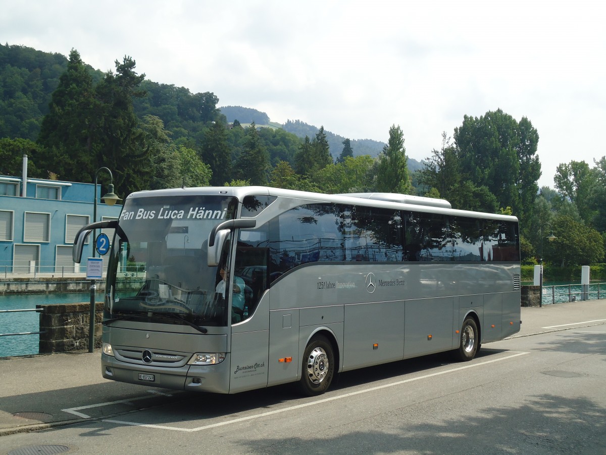 (141'079) - Ott, Steffisburg - BE 657'249 - Mercedes am 13. August 2012 bei der Schifflndte Thun