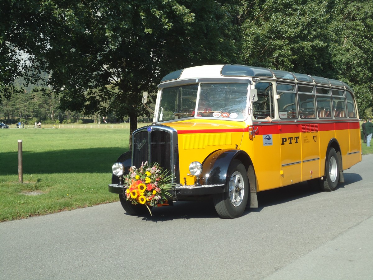 (141'655) - Altherr, Nesslau - SG 900 U - Saurer/Tscher (ex Buchli, Versam) am 15. September 2012 in Chur, Waffenplatz