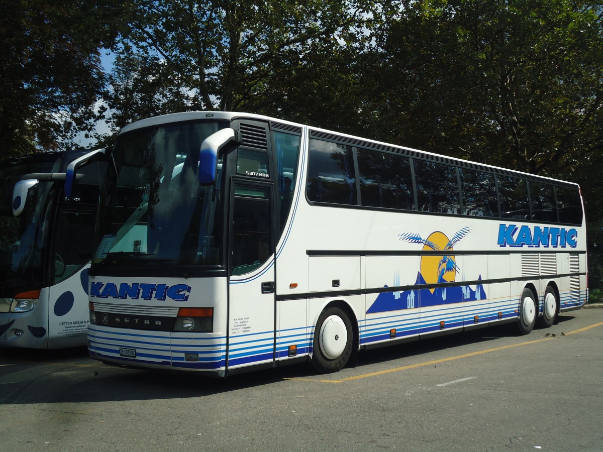 (141'789) - Kantic, Langenthal - ZH 168'502 - Setra am 15. September 2012 in Zrich, Sihlquai