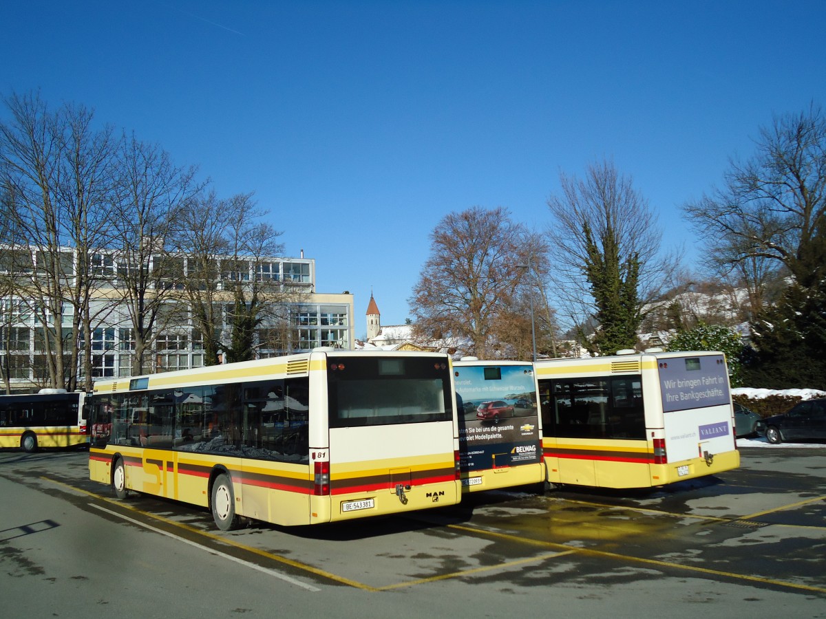 (142'499) - STI Thun - Nr. 81/BE 543'381 - MAN am 12. Dezember 2012 bei der Schifflndte Thun