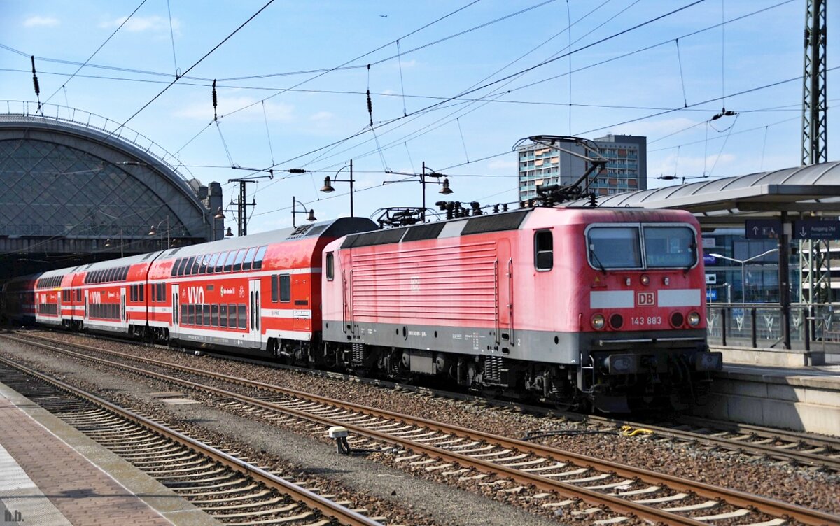 143 388 mit S1 nach schöna,aufgenommen in dresden hbf,12.06.22