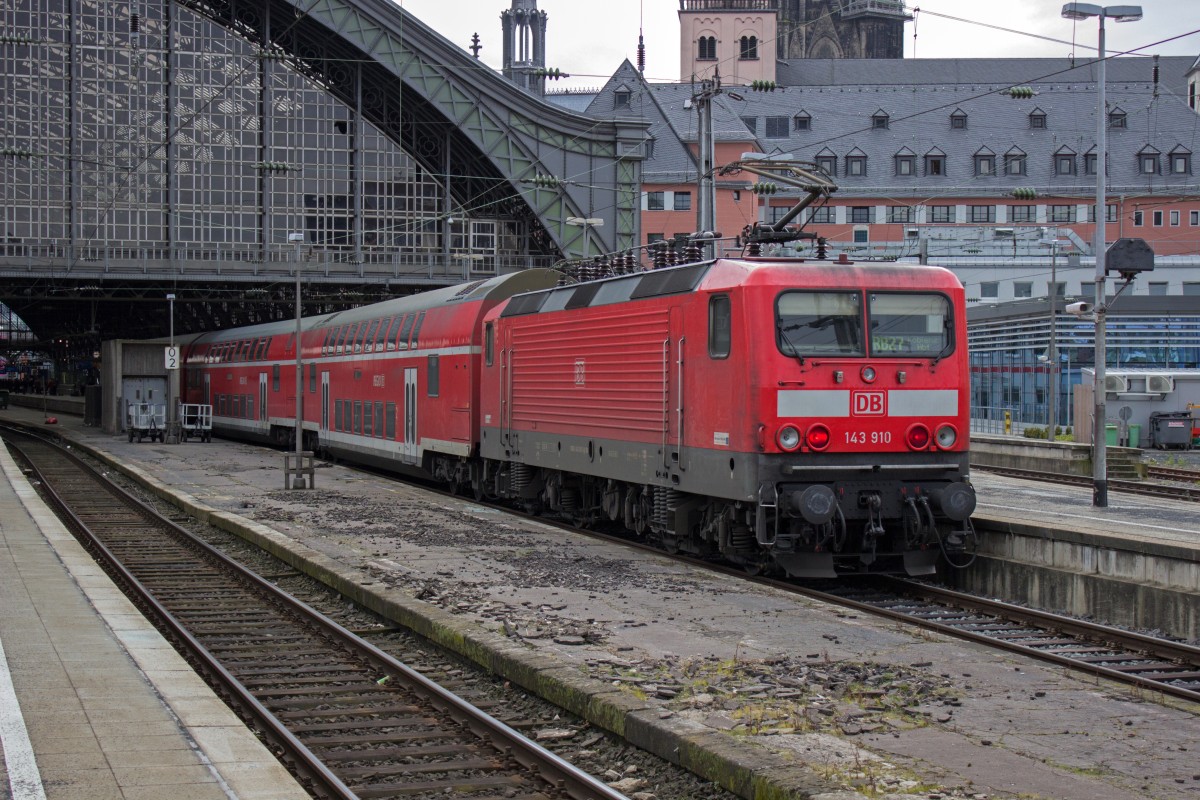 143 910 am 25.02. in Köln Hbf.