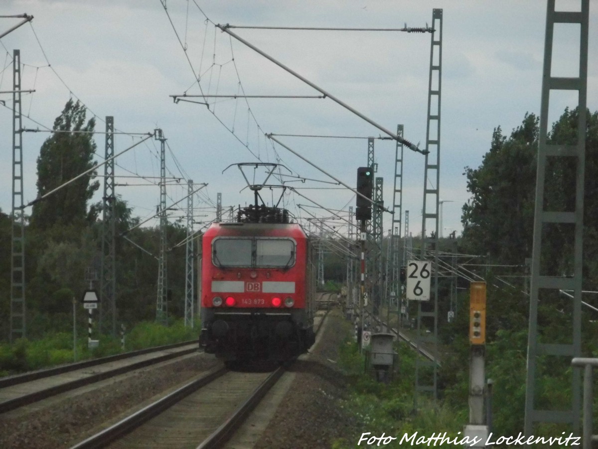 143 973 und 143 XXX unterwegs nach Halle (Saale) am 25.8.15