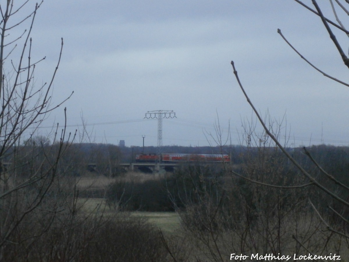 143 XXX unterwegs als S7 nach halle-Trotha am 25.1.15