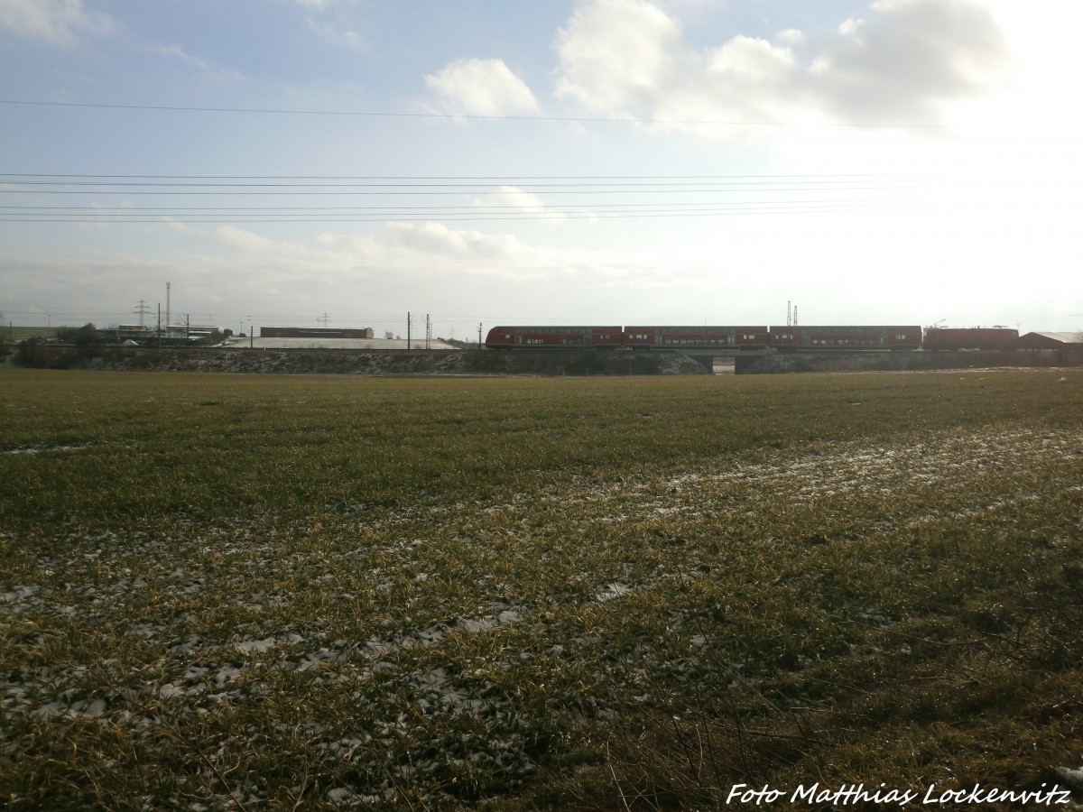 143 XXX untewegs als RE nach Kassel-Wilhelmshhe am 4.2.15