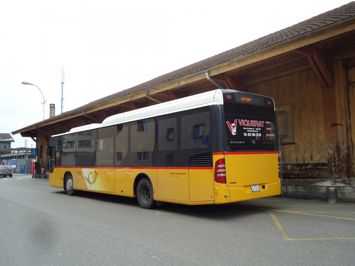 (143'406) - SAPJV, L'Isle - Nr. 68/VD 301'816 - Mercedes am 22. Februar 2013 beim Bahnhof Nyon