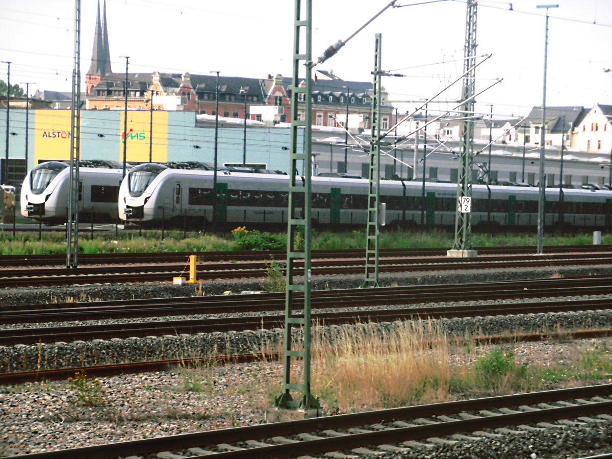 1440er der MRB abgestellt im Chemnitzer Hbf am 22.7.17