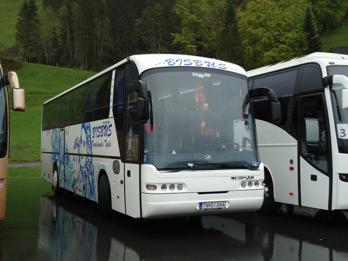 (144'224) - Aus der Slowakei: Bisbus, Trencn - TN-DIANA - Neoplan am 19. Mai 2013 in Engelberg, Titlisbahnen