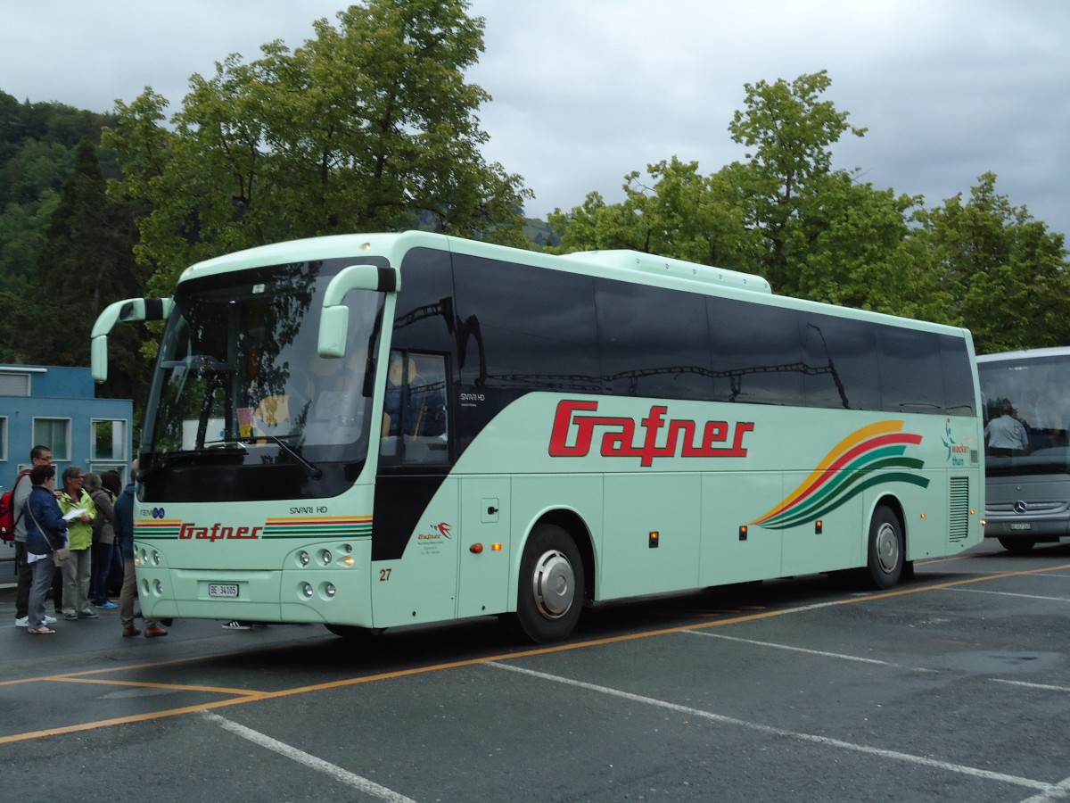 (144'778) - Gafner, Thun - 27/BE 34'105 - Temsa am 31. Mai 2013 in Thun, CarTerminal