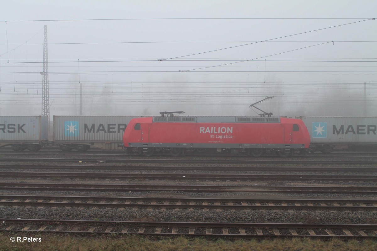 145 057-5 Lz in Leipzig Schönefeld. 29.03.14