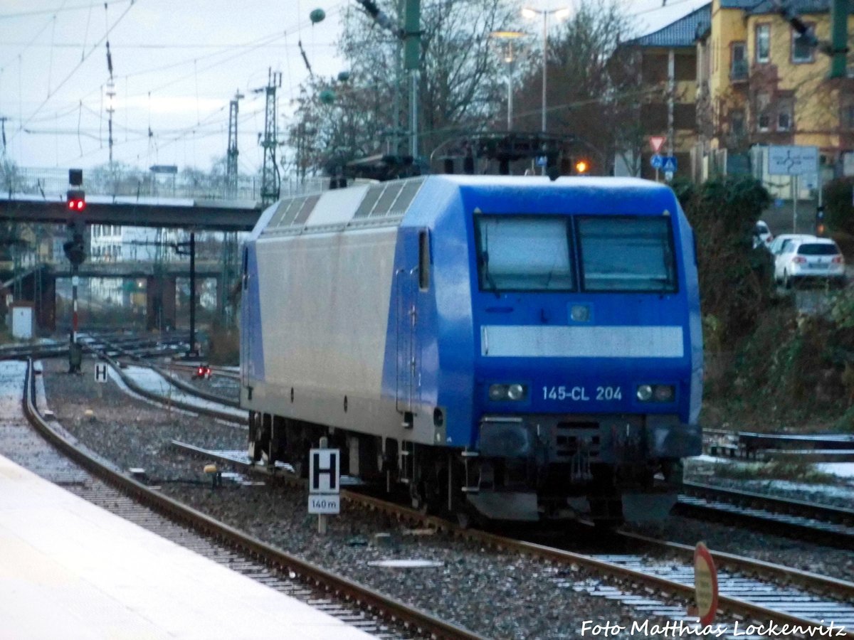 145 CL-204 der RBH abgestellt im Bahnhof Worms Hbf am 15.1.17