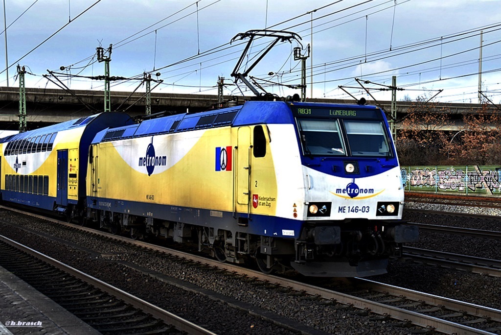 146 503 mit friedens-flagge,fuhr mit den ME nach lüneburg,12.12.15