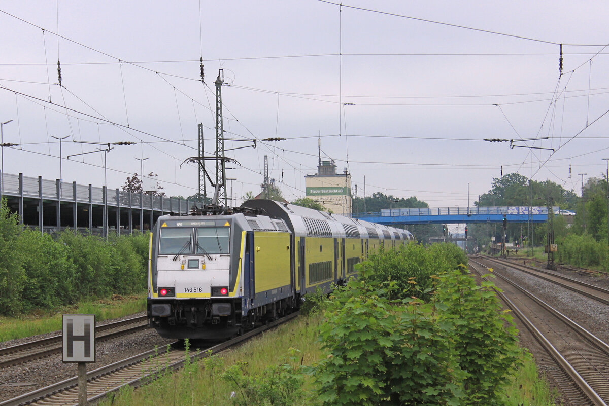 146 516 auf den Weg nach Hamburg. Tostedt, 25.05.2024.