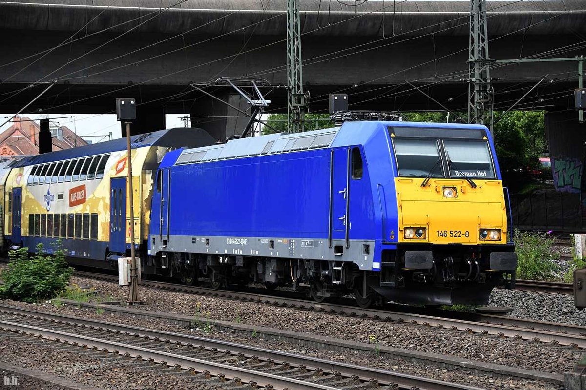 146 522-8 fuhr mit den ME nach bremen,von hh-harburg,03.07.20