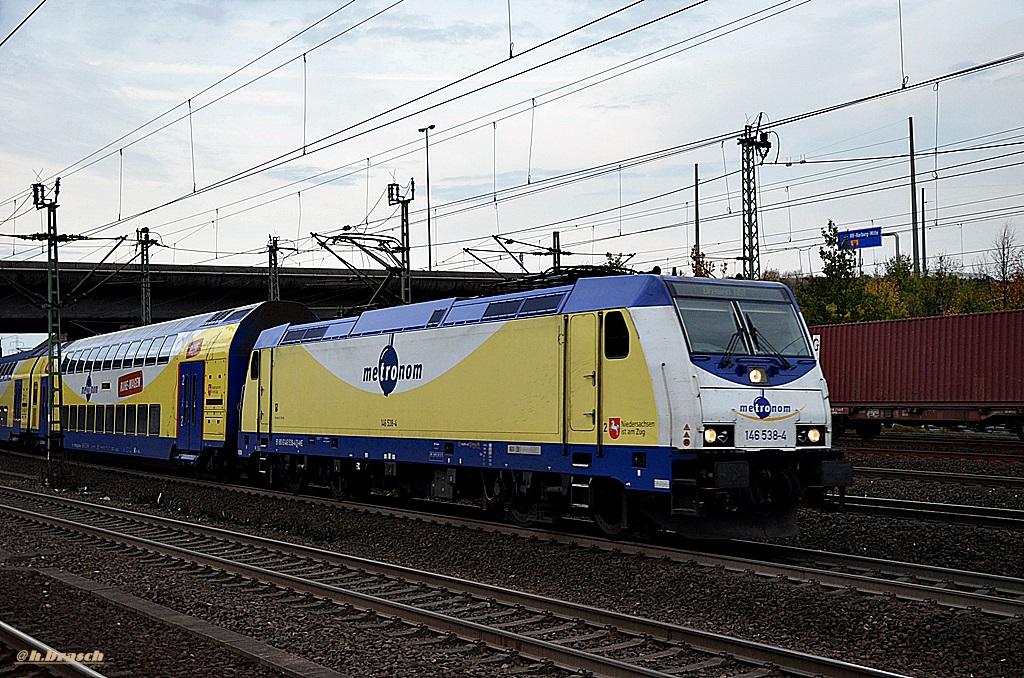 146 538-4 fuhr mit den ME vom bhf hh-harburg nach bremen,31.10.14