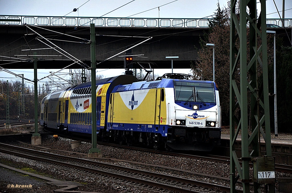 146 538-4 fuhr mit den ME nach lüneburg,zum bf hh-harburg,29.11.14