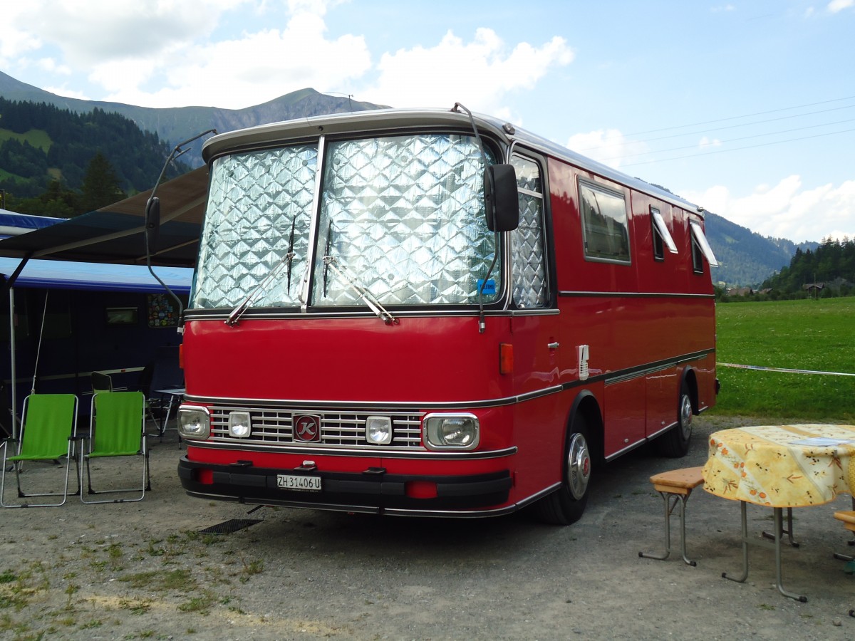 (146'335) - Beer, Obfelden - ZH 31'406 U - Setra am 17. August 2013 in Lenk, Metschbahnen