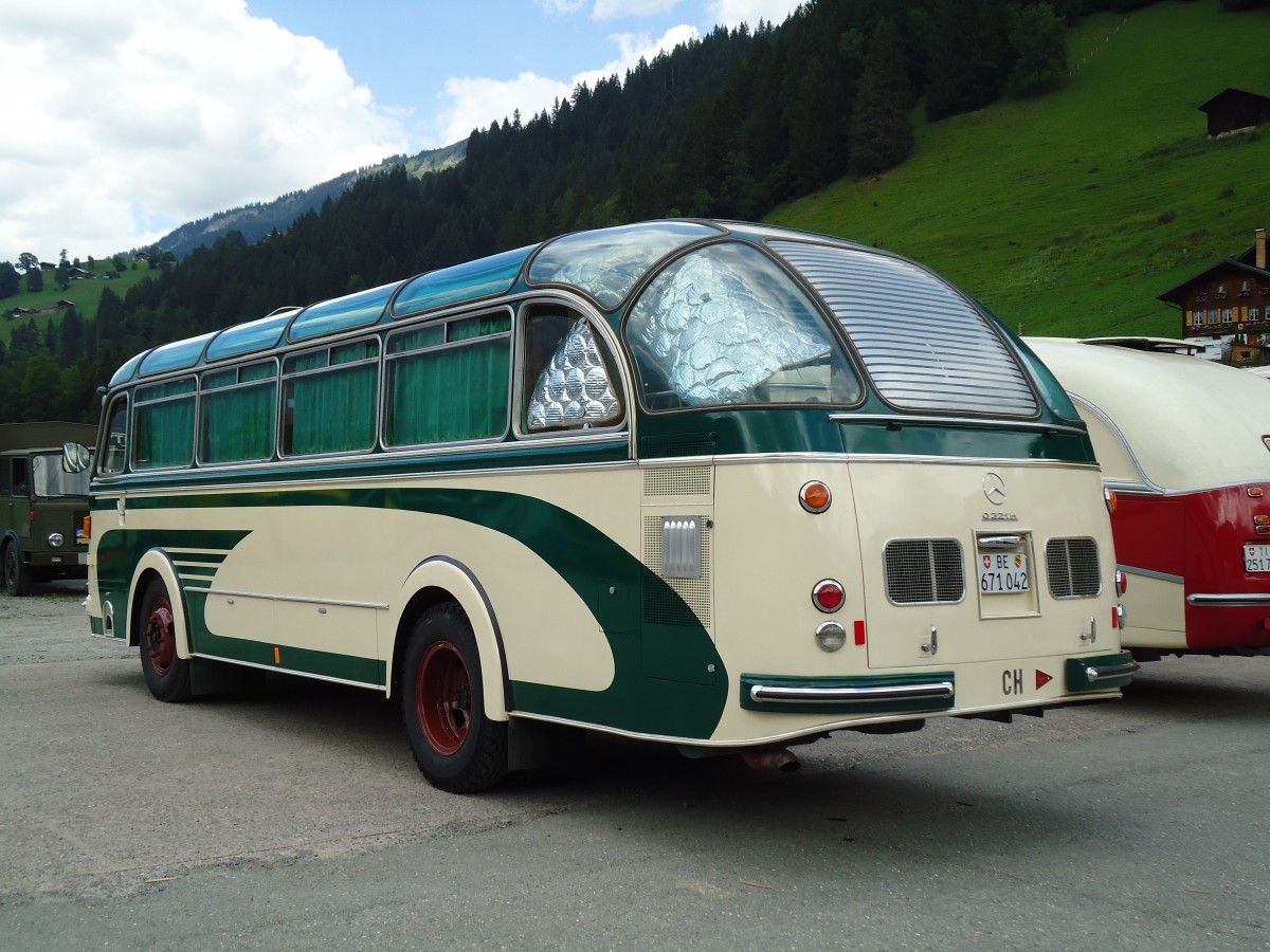 (146'356) - Tschannen, Bern - BE 671'042 - Mercedes am 17. August 2013 in Lenk, Metschbahnen