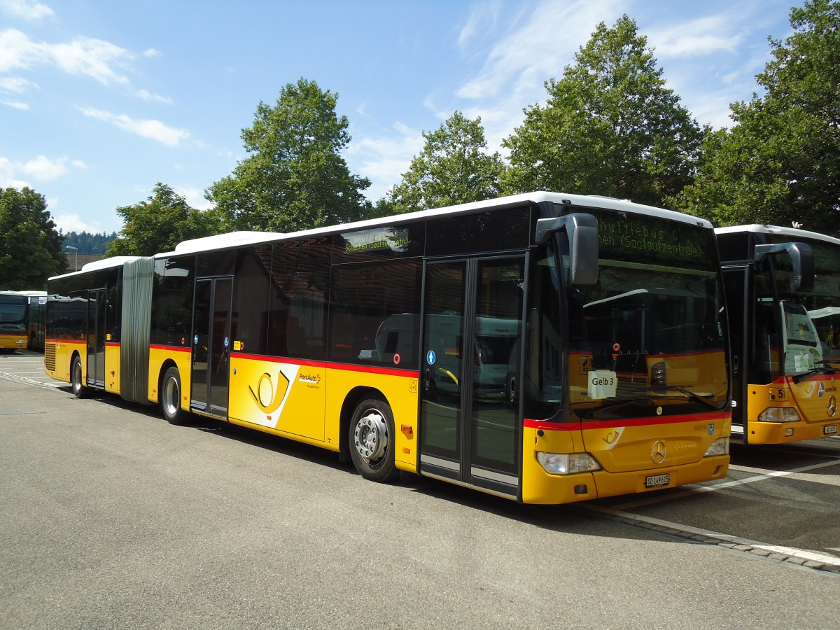 (146'907) - PostAuto Nordschweiz - SO 149'615 - Mercedes am 1. September 2013 in Burgdorf, Markthalle