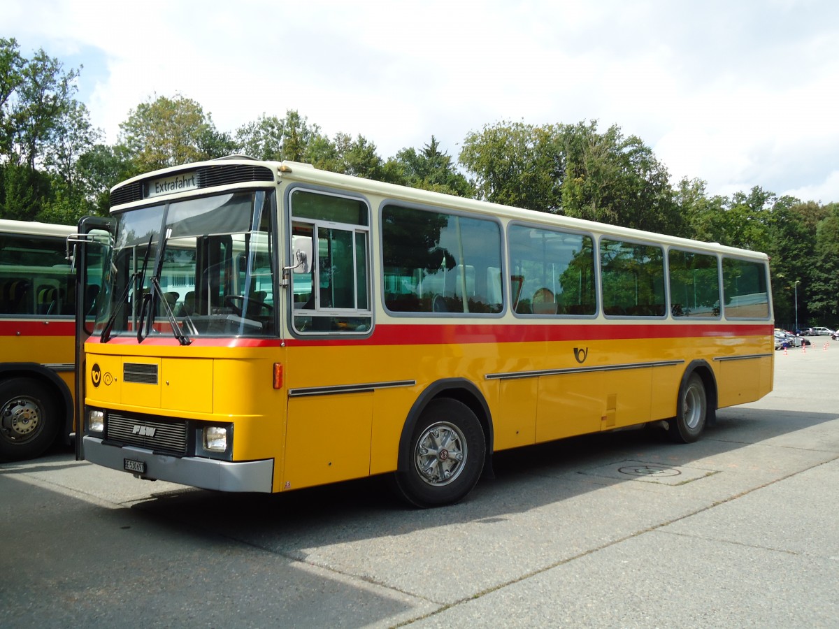 (146'925) - Wegmller, Bern - Nr. 12/BE 530'697 - FBW/Tscher (ex Grob, Glattfelden; ex FBW-Club, Mnnedorf; ex Merkli&Solioz, Wetzikon; ex Stutz, Oberlunkhofen Nr. 12) am 1. September 2013 in Burgdorf, AMP