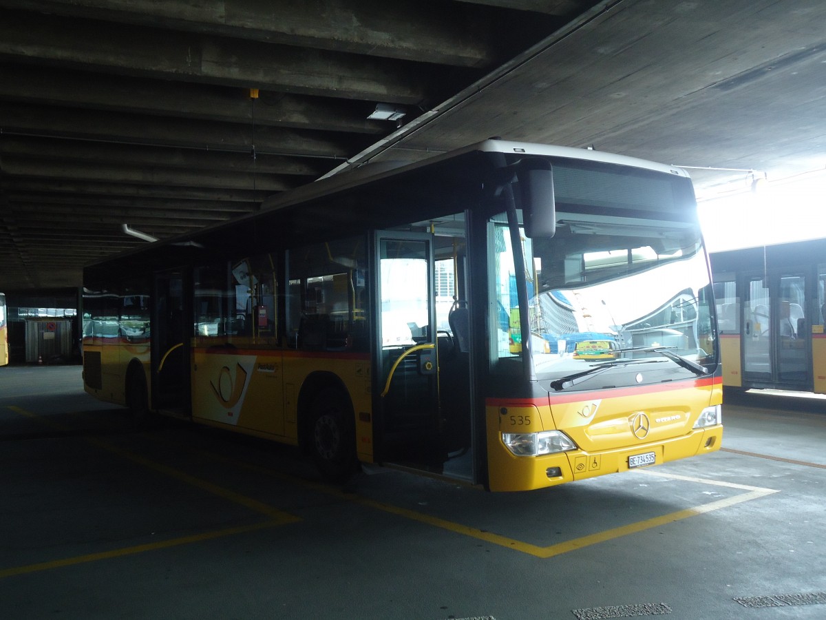 (147'483) - PostAuto Bern - Nr. 535/BE 734'535 - Mercedes am 6. Oktober 2013 in Bern, Postautostation