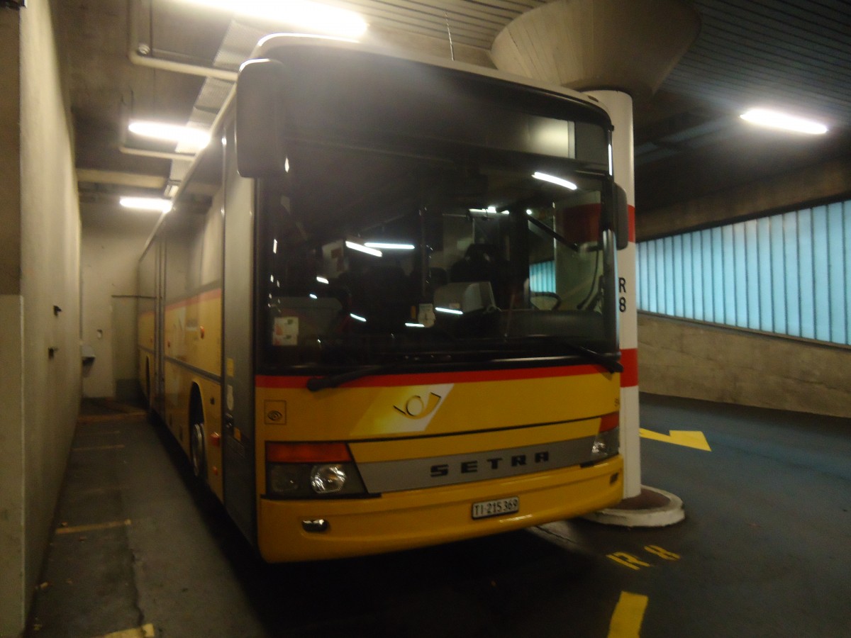 (147'752) - AutoPostale Ticino - Nr. 514/TI 215'369 - Setra am 5. November 2013 in Lugano, Postautostation